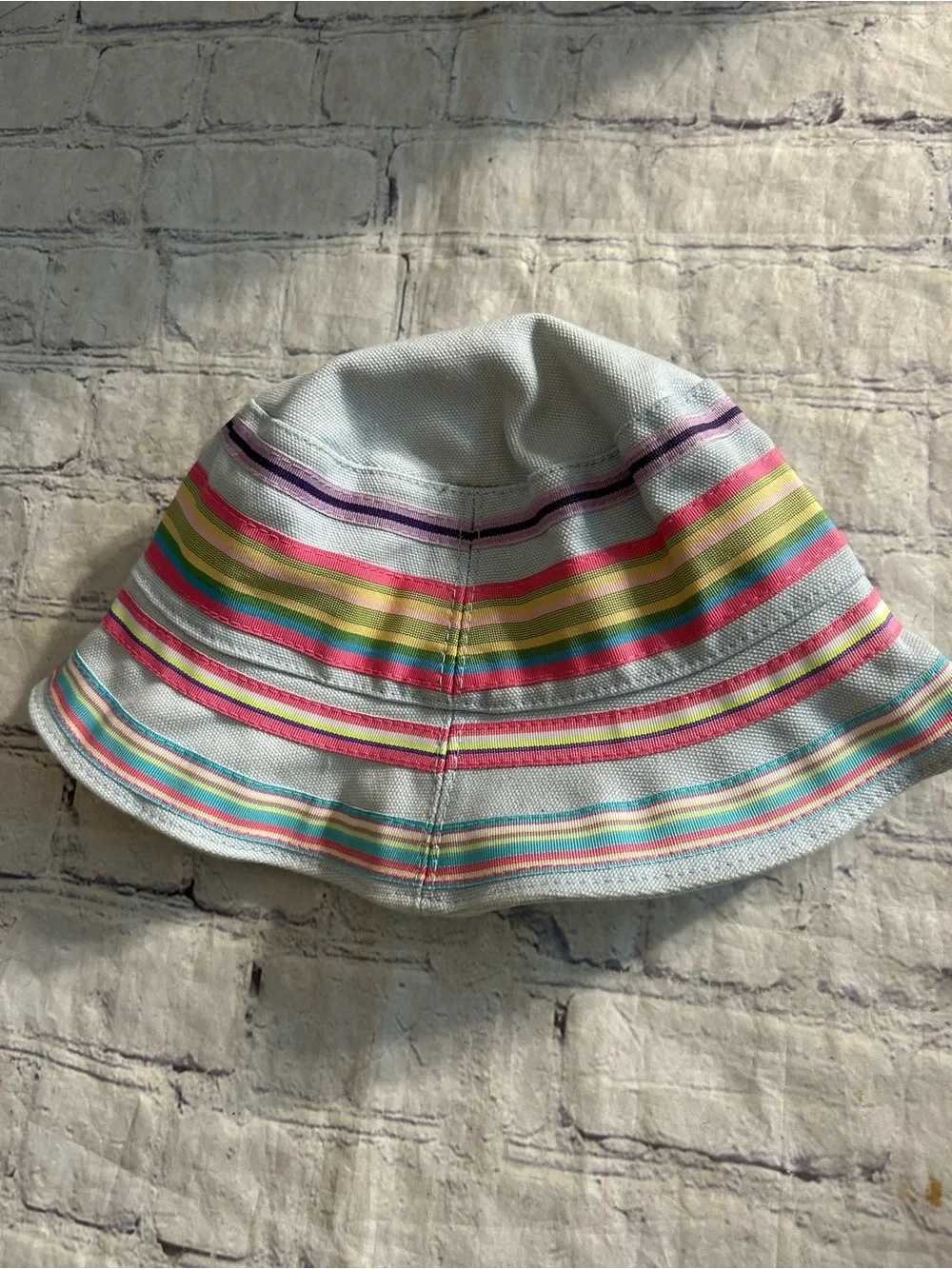 DORFMAN PACIFIC KINDERCAPS LT BLUE MULTI COLORED BUCKET HAT O/S